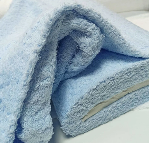 Tela de rizo azul celeste (3,5 m)