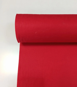 Tela de fieltro rojo (3,5 m)