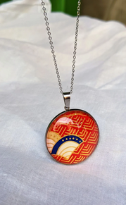 Japoniar inspirazio altzairuzko zintzilikaria