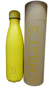 botella chilly´s 500 amarillo total