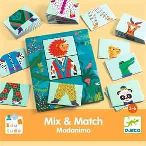 Mix & Match Modanimo - Eduludo - puzzle - Djeco