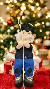 Olentzero Grande para colgar 70 cm navidad