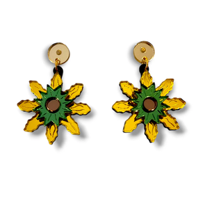 Pendientes Eguzkilore Amarillo