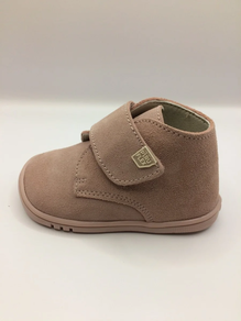 Botas de serraje rosas