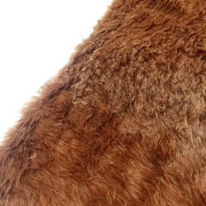 Tela de pelo corto Carnaval-marrón tierra (5 m)