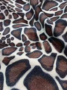 Tela de pelo animal print-jirafa (4 m)