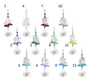 Cascada de Cristal atrapasoles - armonizador Feng Shui