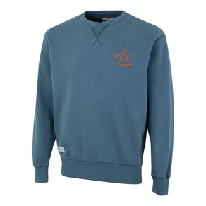 SUDADERA C/REDONDO AC RETRO AZUL