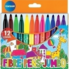 ROTULADOR FIBRA CENTRUM MAGIC JUMBO ESTUCHE de 12