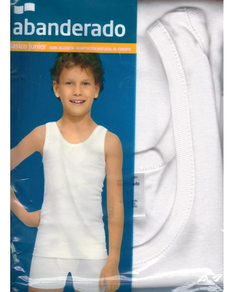 CAMISETA INTERIOR ALGODÓN TIRANTE NIÑO ABANDERADO 301