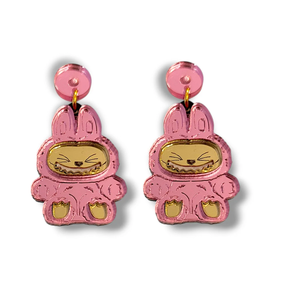 Pendientes Labubu Rosita