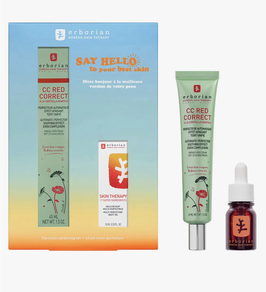 ERBORIAN PACK CC RED CORRECT 45 ML + SKIN THERAPY OIL 10 ML