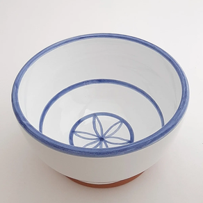 Bol decorado grande artesanía cerámica