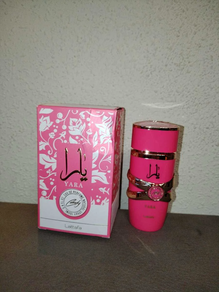 Perfume arabe Yara Lattafa rosa fuxia
