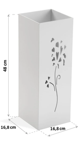 Paragüero madera blanco