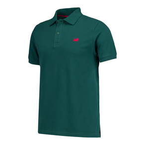 POLO M/C LION CONT TP Verde oscuro