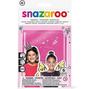 Set 6 txantiloiak fantasiazko makillajea - tatuajea - Snazaroo