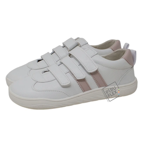 Deportiva Respetuosa Microfibra Blanco y Rosa – Piruflex ~ Vegana