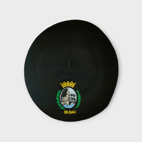 Txapela con escudo de Bilbao Bordado