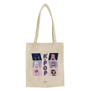 Bolsa de Tela K-Pop Stars – Tote bag de algodón con asa larga – Lovely Story