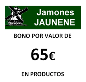 BONO REGALO POR VALOR DE 65€ - JAUNENE