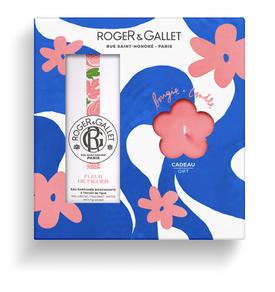 ROGER & GALLET COFRE PERFUME FLEUR DE FIGUER 100 ML + VELA PERFUMADA FLOR 85 G