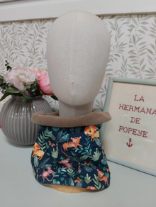 Braga de cuello infantil estampado animales selva