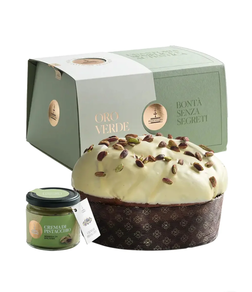 Fiasconaro Panettone Oro Verde (1 Kg): Artesano Siciliano del Pistacho de Bronte