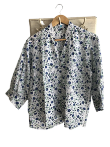 camisa algodón tintada a mano. T.S