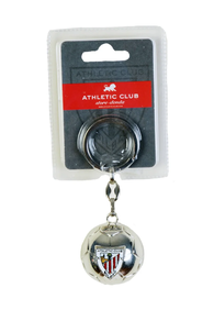 LLAVERO BALON ESCUDO PLATEADO ATHLETIC CLUB
