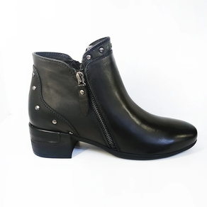 Botín con dos cremalleras