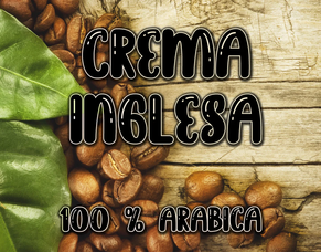 Kafea aletan, krema ingelesaren zaporearekin