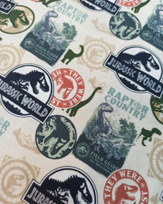 Tela de algodón licencia-Jurassic World (2,5 m)