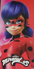 Ladybug hondartzako toalla - Miraculous