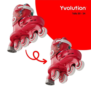 PATINES TWISTA ROJO - T.30-34 - YVOLUTION
