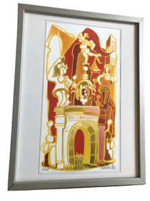 Segoviako alde zaharreko akuarela