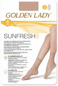 Distirarik gabeko udako galtzerdiak 8d Golden Lady