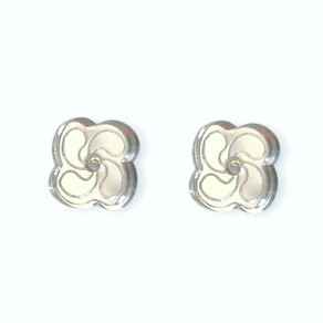 Pendientes Mini Lauburu Plateado