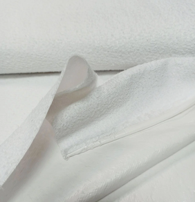 Tela de rizo plastificada blanco (3,5 m)