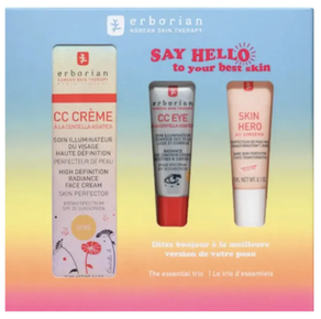 ERBORIAN PACK CC CRÈME DORÉ 15 ML + CC EYE DORÉ 5 ML + SKIN HERO 5 ML