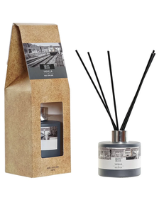 AMBIENTADOR MIKADO 100ML AROMA VAINILLA ENVASE CRISTAL GRIS MATE