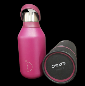 botella chilly's 2ºgen ciruela 1 litro