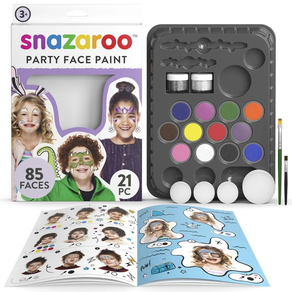 Kit maquillaje cara carnavales  12 colores - SNAZAROO - Carnaval