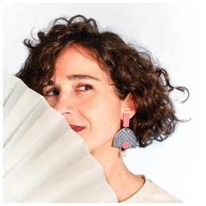 Pendientes de cuero Coleccion Triédica