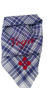 Pañuelo arrantzale bordado con nombre y laburu