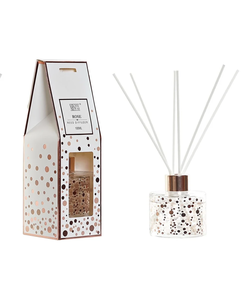 AMBIENTADOR MIKADO 100ML AROMA ROSAS ENVASE CRISTAL TRANSPARENTE TOPITOS