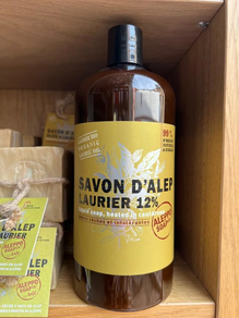 Jabón líquido De Aleppo 12% Laurel 1 L