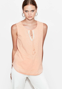 Camiseta bordados NARANJA