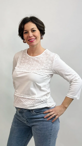 CAMISETA BLANCA PRIMAVERA