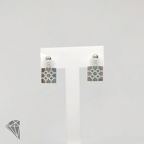 Pendientes Plata La Baldosa de Bilbao 11mm